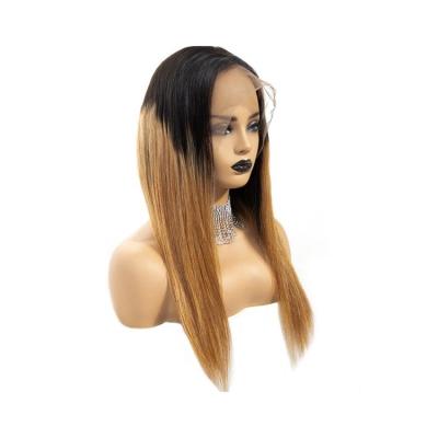 China New Hot Silky Straight Hair Wholesale Supplier Wig Straight Lace Front Real Hair Ladies Wig for sale