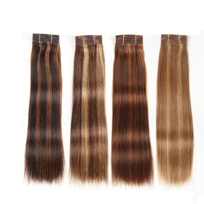 China Other 100% Hand Tied Weft Ombre Weaves Bundles Peruvian and Brazilian Virgin Remy Human Hair Bundles Hair Weaves for sale