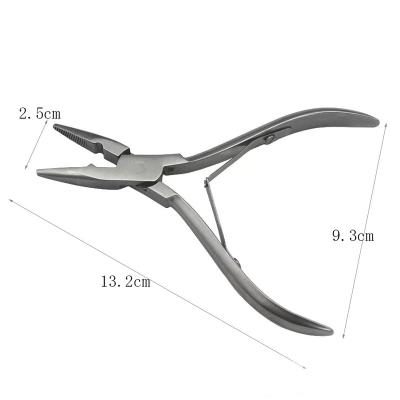 China Wholesale Stainless Steel Micro Connection Hair Extension Tweezers Hair Extension Tool for sale