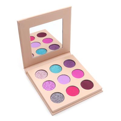 China Other Own Brand New Product Factory Supplier 9 Color Eyeshadow Palette Eco-friendly for sale