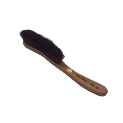 China Viable Hot Sales Wooden Handle Horse Hair Hat Brush Solid Wood Safe and Durable Hat Brush for sale