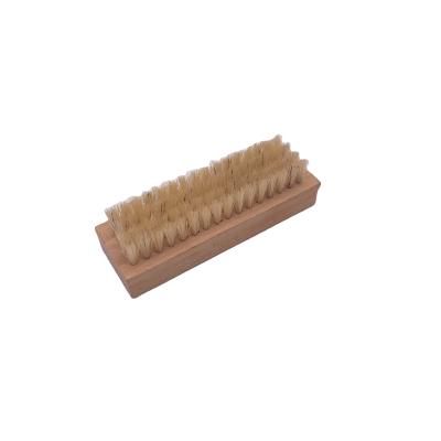 China Factory Direct High Quality Shoe Brush Small Sneaker Brush Cleaning Shoes Combing Solid Wood Bristle for sale