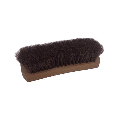 China Interesting wood buy multifunctional wooden handle horsehair shoe cleaning brush for sale