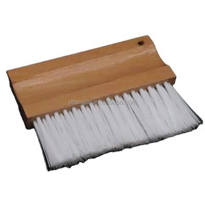 China Factory Quality Wholesale Wood Handle Hand Brush Plastic Dust Cleaning Clean Brush For Industrial Machine Equipment Paint Brush for sale