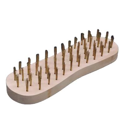 China Factory direct sales large wire brush solid wood cleaning, high quality polishing rust removal and polishing for sale