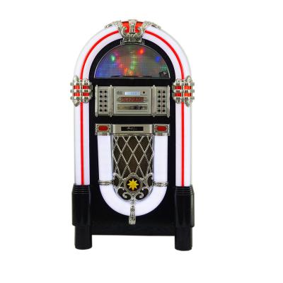 China Home/Party/Bar/Karaoke/Outdoor Digital Jukebox machine LED Jukebox wurlitzer jukebox machine with LED Light Radio Vinyl player BT USB SD Playback for sale