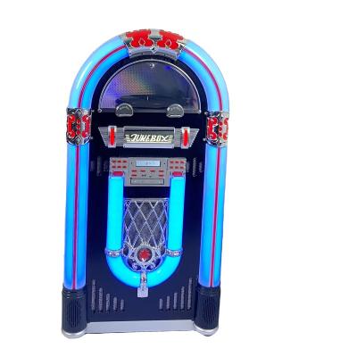 China Home/Party/Bar/Karaoke/Outdoor Digital Jukebox machine LED Jukebox wurlitzer jukebox machine with LED Light Radio Vinyl player BT USB SD Playback for sale