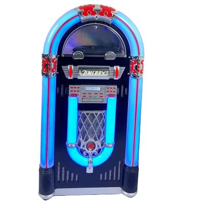 China Home/Party/Bar/Karaoke/Outdoor Digital Jukebox machine LED Jukebox wurlitzer jukebox machine with LED Light Radio Vinyl player BT USB SD Playback for sale