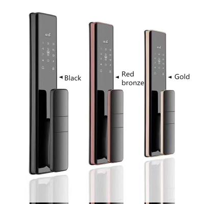 China Smart Apartment Qleung S912 Door Lock Tuya Wifi Door Lock Digital Password Card Fingerprint Locks for sale