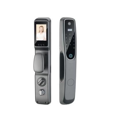 China Hot Sale Apartment Security Digital Building Password Waterproof Tuya Wifi Remote Control Smart Door Lock in camera for sale