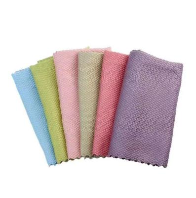 China Viable Fine Microfiber Car Windows Mirror Wash Cleaning Cloth Towels With Elastic for sale