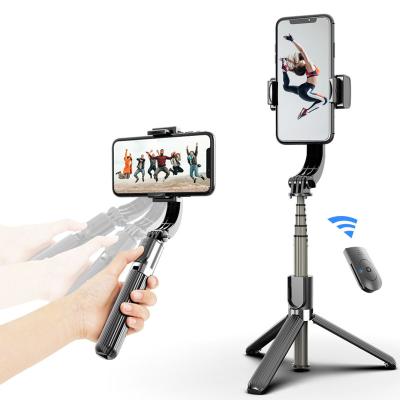 China 3-in-1 Selfie Stick New L08 Phone Gimbal Stabilizer Bar Selfie Stick with Tripod for Smartphone Wireless Handheld Selfie Stick for sale