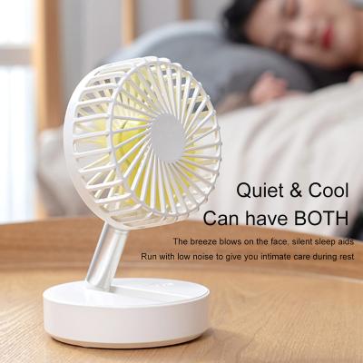 China Storage Good Quality Mini Fan Cordless Usb Rechargeable Foldable Portable Folding Tabletop Electric Fans F6 Small for sale