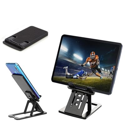 China Universal Non-slip Adjustable Silicone Desktop Phone Holder Stand Adjustable Portable Foldable Phone Bracket TC03 for sale