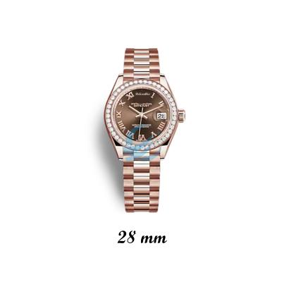 China Madame de Relogio Gem Bezel Custom Luxury Watch RLX-set Logo Watch Automatic Watch Women Automatic Date Wristwatches for sale