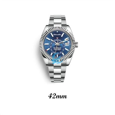 China Mechanical Auto Date Watch Relogio 3A Quality Custom Watches Automatic Mens SkyDweller Wristwatch Luxury Steel for sale