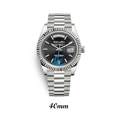 China Luxury Automatic Stainless Steel Mechanical Man Watch Custom Logo 40mm Luminor Automatic Date 3A Quality Watches for sale