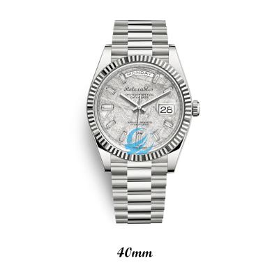 China Custom Logo Man Watches 40mm Automatic Date 3A Quality 904L Stainless Steel Luxury Mechanical Man Watch for sale