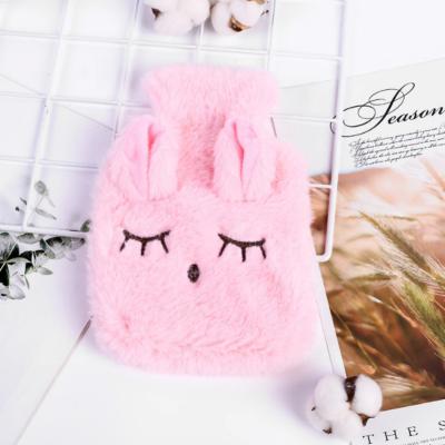 China soft stuffed animal toy cover fluffy hot water bottle with cover à venda