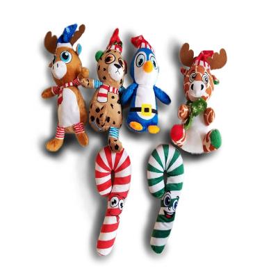 China Promotional Christmas plush stuffed soft gifts toys for sale