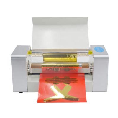 China Paper QK-360C  360mm width paper automatic feeding hot foil foiling printer machine for sale