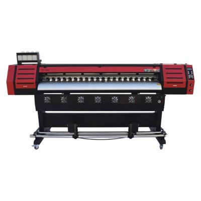 China Garment Shops QK-3200 factory price 3200mm XP600 high speed Eco Solvent inkjet printer print machine for sale