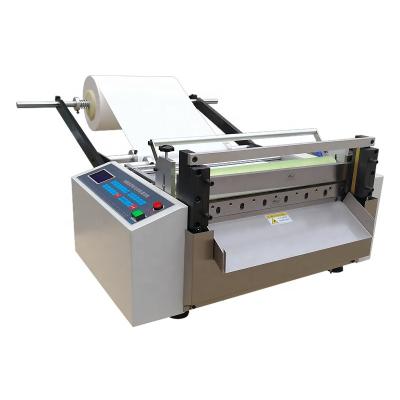 China Garment Shops QK-300 Desktop a3 a4 non -woven gum roller spring thin film cowhide automatic roll to sheet cutter cutting machine for sale