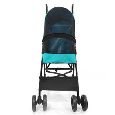 China Lightweight Small Pets & Medium Dog Stroller Pram Dog Stroller Pet Travel Trolley Pets Compact Dogs Small Cats Strollers for sale