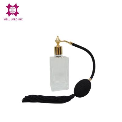 China Classy Perfume Sprayer Perfume Glass Bottle Square Club Member 100ml Corporate Gifts for sale