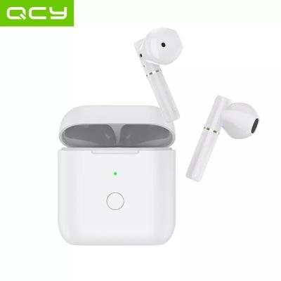 China Wireless In-Ear QCY T8 Headphone Semi-In-Ear Game Hall Wireless Headset Double Connection Magnetic Earbuds With Microphone Headset for sale