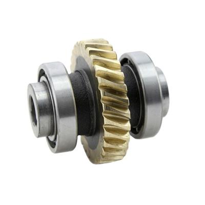 China Hotels Worm Gear Set 20: 1 Wheel Shaft Torsion Bronze Worm Gear And Worm Gear Metal High Replace For DIY Project for sale