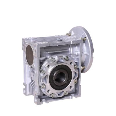 China Aluminum Shell Variable Wheel Drive Speed ​​High Torque Metal Gear Stepper Motor Worm Gearbox Reduction Gearbox for sale