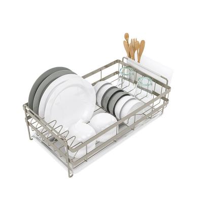 China Modern Hot Sale Single Layer Dish Drying Rack Holding Dishes Kitchen Storage Rack for sale