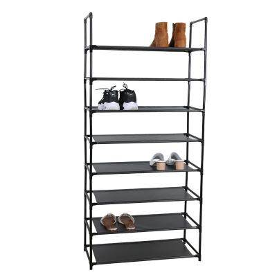 China Modern Shoe Rack Storage (Waist) Iron Tube Shoe Rack Adjustable Shoe Rack Holder for sale