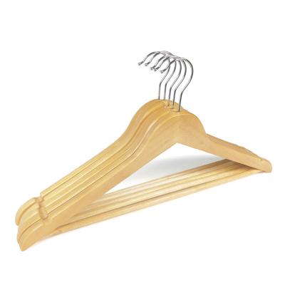 China Save Space High Quality Wholesale Coat Rack Hangers Wooden Wooden Hangers for sale