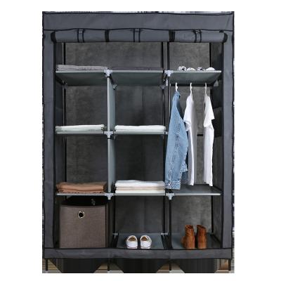 China Floor Standing Home Shelving Multifunctional Waterproof Cloth Wardrobe Bedroom Furniture Modern Wardrobe Closet Nonwoven Home Shelving for sale