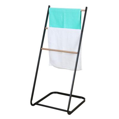 China 2021OEM Factory Durable Shelf 3 Tier Metal Iron Towel Rack Trapezoidal Rack for sale