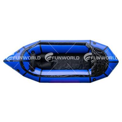 China White Water TPU Salable Packraft Fun Boat Inflatable Raft TPU Self Bailing Packraft Inflatable Rafting Boat for sale