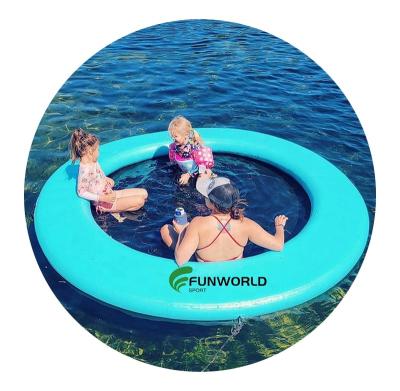 China Comfort in the NEW Adult and Kids New Design Inflatable Water Float IFUNWOD Swimming Pool Couch Marine Air Sun Pad Float for sale