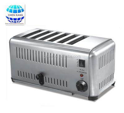 China 6 Slice Automatic Function Bread Toaster /conveyor sandwich toaster EST-6 for sale