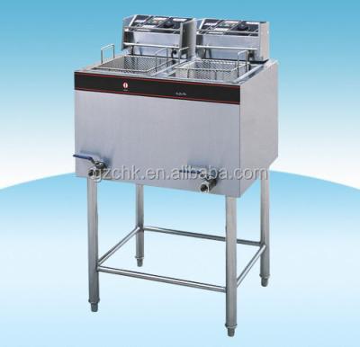 China Stainless Steel Double Tank Electric Deep Fryer for sale14LX2 for sale