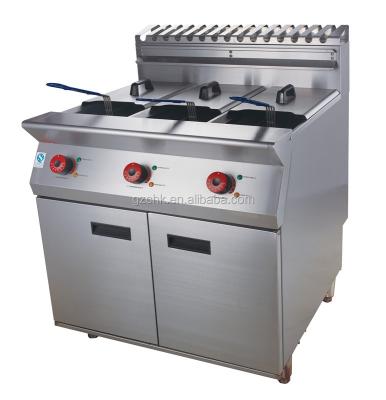 China Restaurnts High Efficient Triple Tank Deep Fryer 20LX3 with 3 baskets /new style electric deep fryer for sale