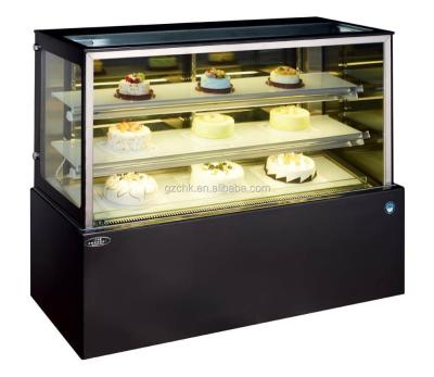 China Black And White Single-temperature Cake Refrigerate Display /cake Showcase for sale