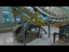 automatic electrophoretic coating line for the automotive industry