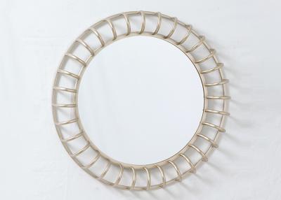 China Classical Color Round Metal Framed Wall Mirror For Home Decoration for sale