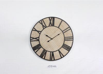 China Reloj clásico del arte de la pared del metal del vintage retro del hierro labrado en venta