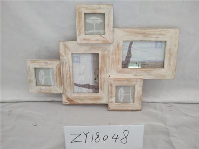 China Het gewassen Witte Houten 5x7-Kader van de Duim Stevige Houten Foto Te koop