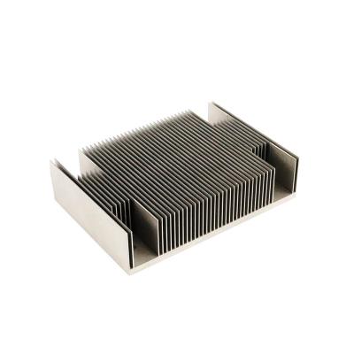 China Heatsink Aluminum Extrusion Radiator With Copper Heat Pipe In Base for sale