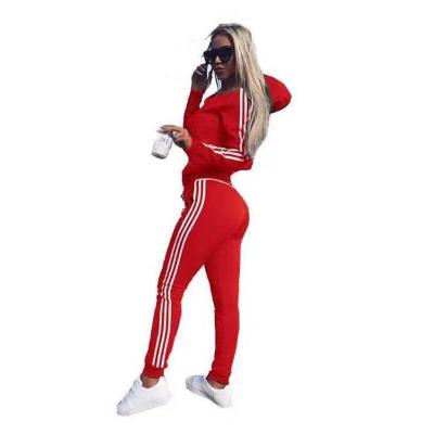 China Sustainable Women's Sweater Suit Outdoor Sports Jogging Suit Sports Fashion Casual Sweater Suit for sale