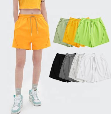 China Summer Breathable Shorts For Women Jogger Workout Shorts 100% Cotton Fitness Ladies Gym Biker Summer Women Shorts for sale